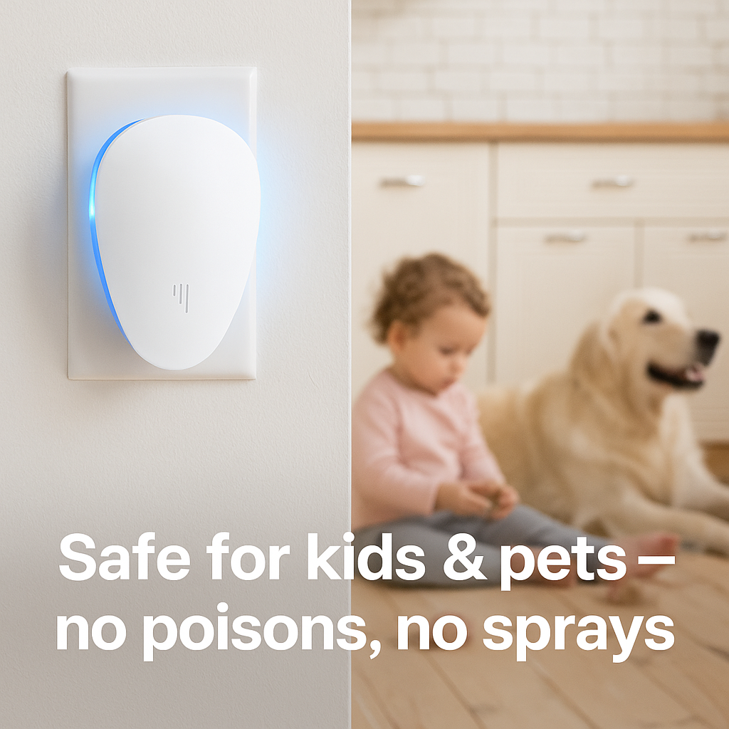 CritterClear™ 2025 Advanced Repeller – Eliminate Pests for Good