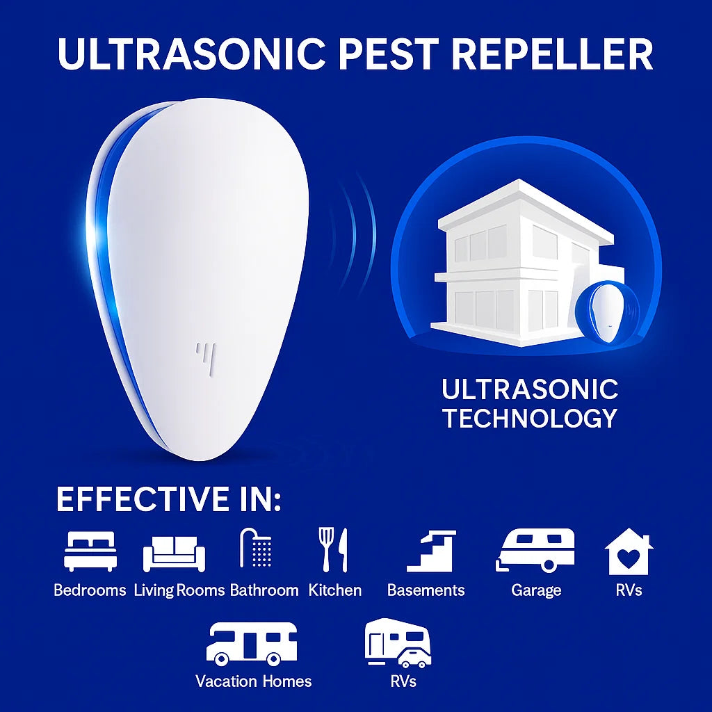 CritterClear™ 2025 Advanced Repeller – Eliminate Pests for Good