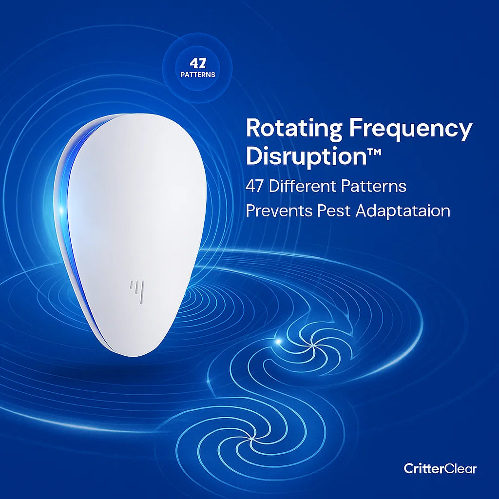 CritterClear™ 2025 Advanced Repeller – Eliminate Pests for Good