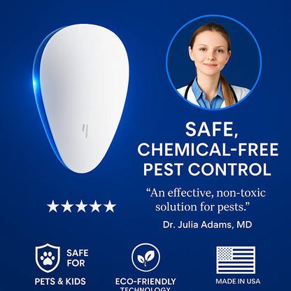 CritterClear™ 2025 Advanced Repeller – Eliminate Pests for Good